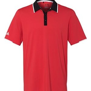 Adidas Mens Performance Colorblocked Polo